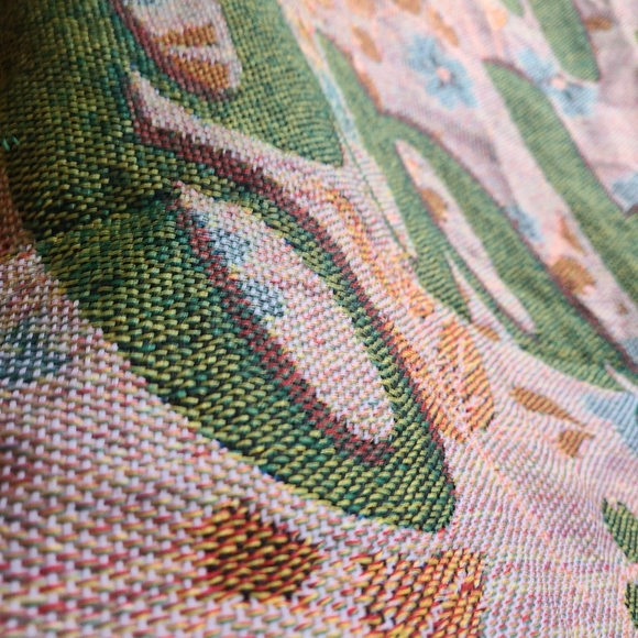 Floral "Not Today Satan" Blanket NWOT - Picture 6 of 7